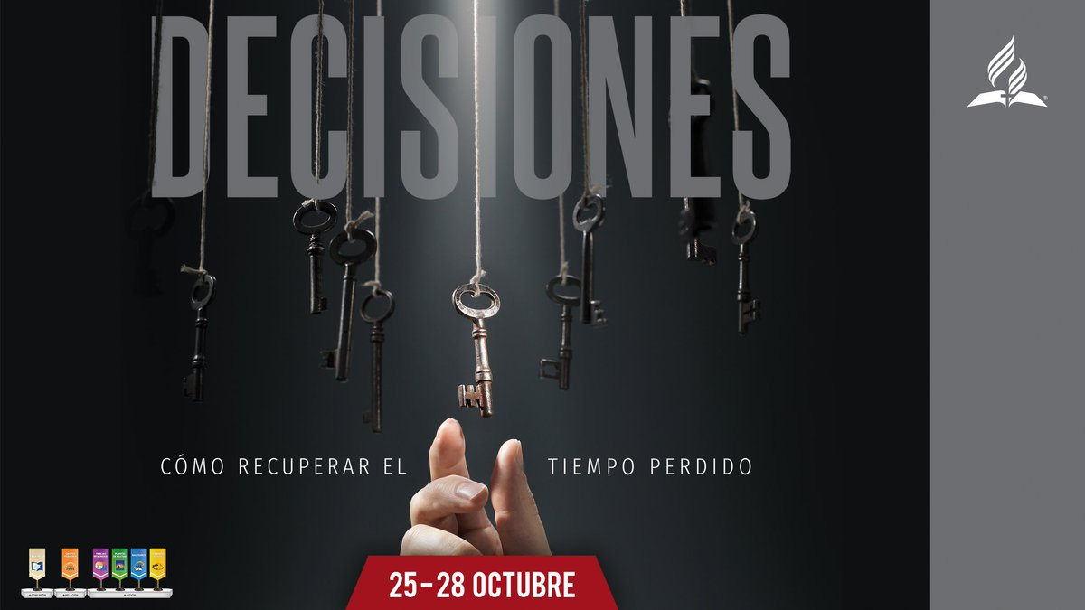 PrMontalvan's tweet photo. ¿Cómo recuperar el tiempo perdido?, participe de la Semana Especial #Decisiones. Del 2⃣5⃣ al 2⃣8⃣ de Octubre. https://t.co/shUGgQqWlN https://t.co/endb5dOl1T