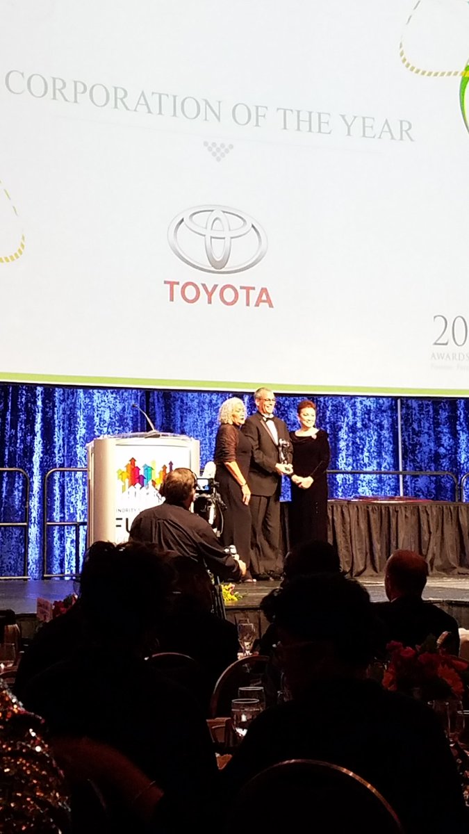 SMBurton724's tweet photo. So proud to be a 2017 #NMSDCConference Corporation of the Year! #DiversityMatters  @ToyotaSD @NMSDCHQ https://t.co/Ajg6DEBlWu