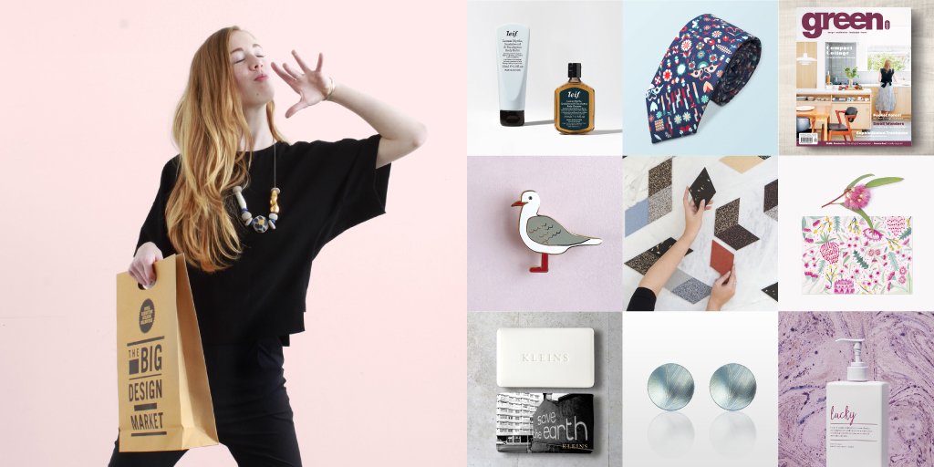 See what's in our showbags each day at thebigdesignmarket.com. Available for purchase in Sydney 24-26 Nov ($15) &amp; Melbourne 1–3 Dec ($30).