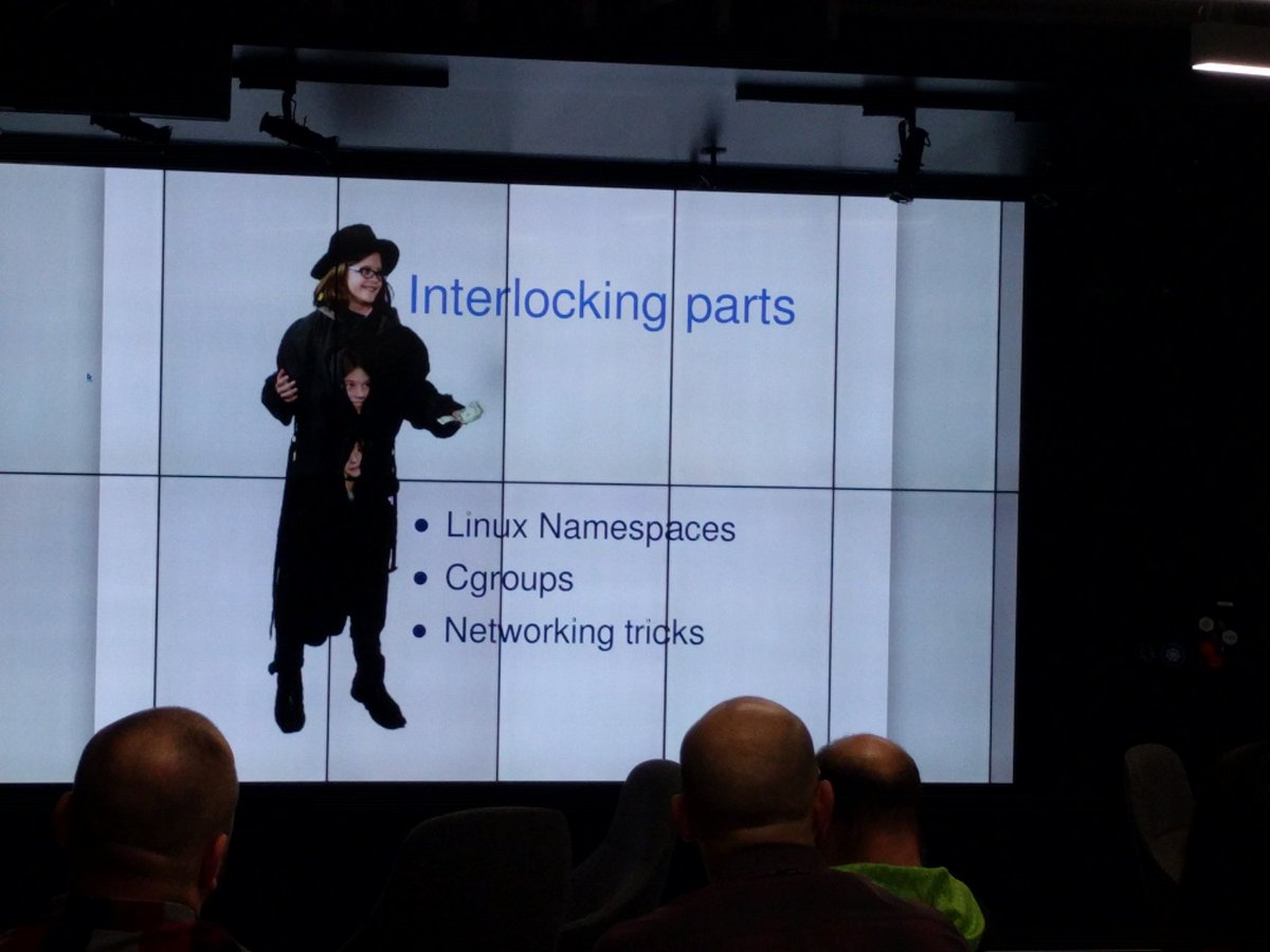 TheMikeJang's tweet image. #PDXdevops meetup. There is no such thing as a container..., @joshBerkus