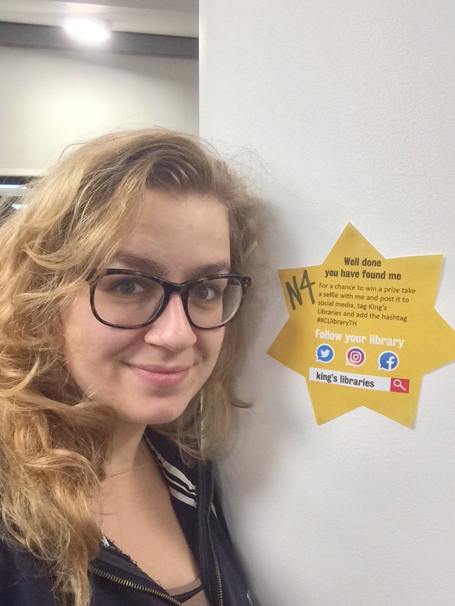 FilippaQ's tweet photo. @KingsLibraries #KCLlibraryTH great distraction for late nights at the lib 👍🏼 sorry for the dishevelled appearance 😁 https://t.co/rC1LDASASL