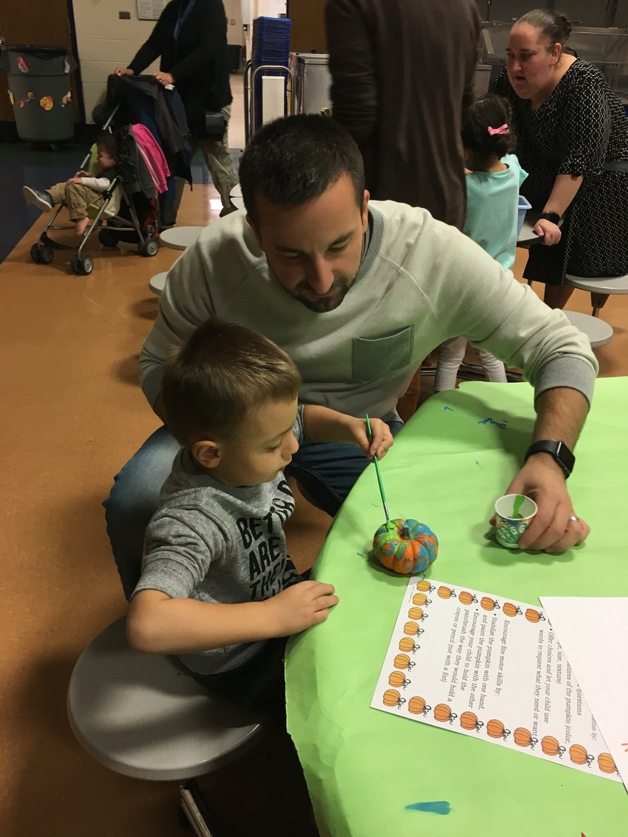 mrsamysclass's tweet photo. Fine motor activities with parent and child. Pumpkin painting, throwing bugs in webs, &amp; pumpkin spice playdoh #decaturproud #leebabyhawks https://t.co/EgEvKaMODg