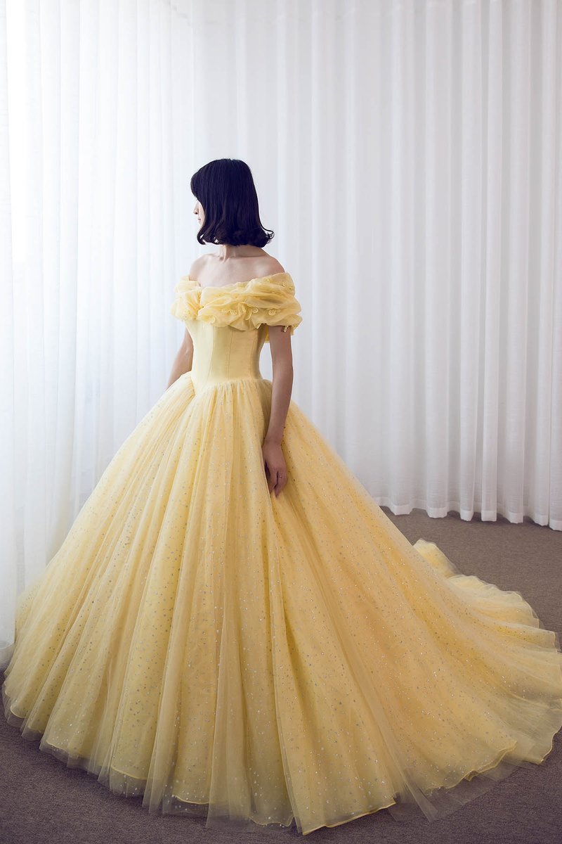 cinderella dressed in yellow