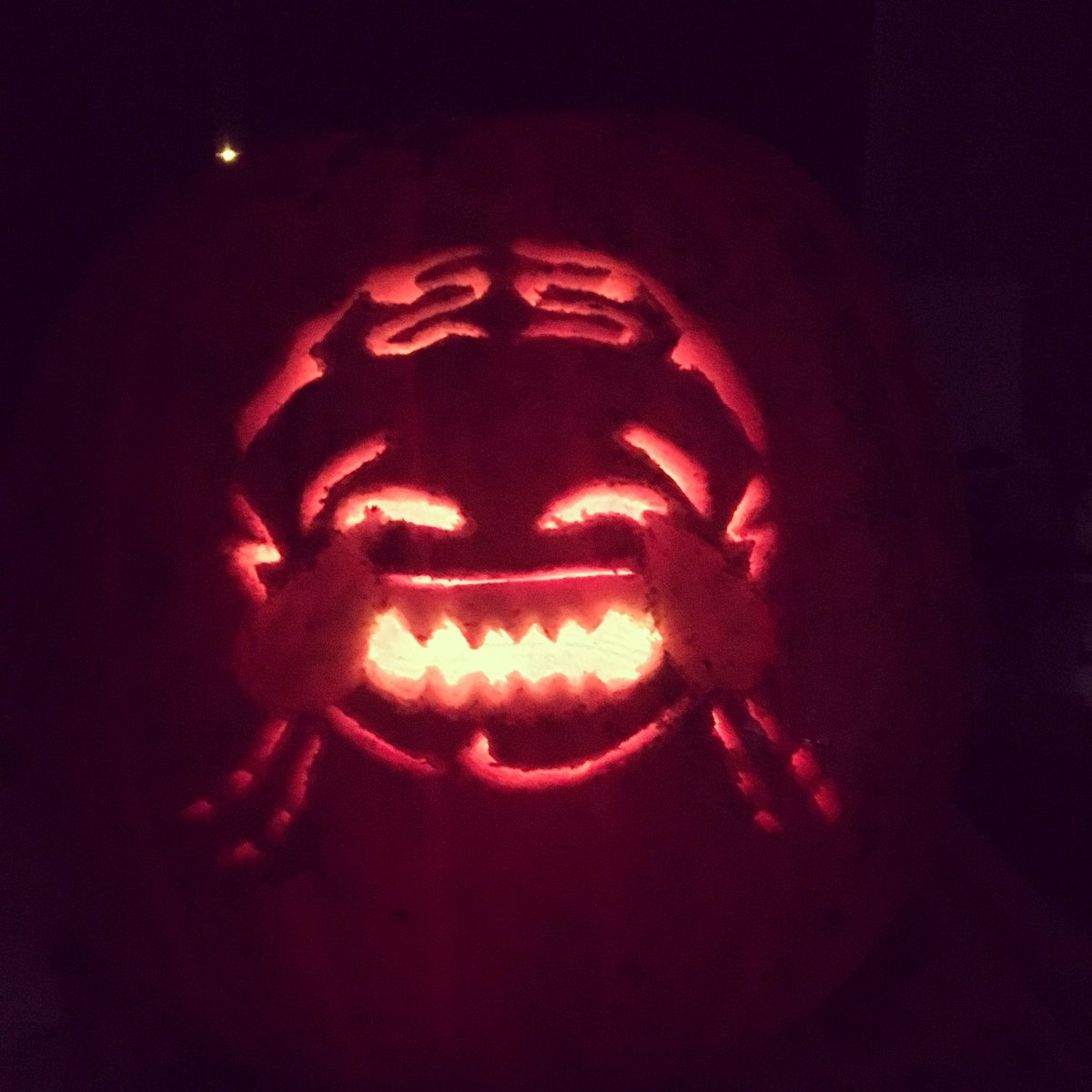 officialcblunt's tweet photo. HAPPY BALLOWEEN!! @JODYHiGHROLLER https://t.co/ZGu0KnhRLp
