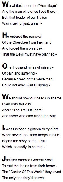 hwelsh220's tweet photo. #APUSH220 I highly recommend reading the poem "The Never Ending Trail" by Abe "Del" Jones. https://t.co/dcHGdkhfoO https://t.co/t7vgbuDxLs