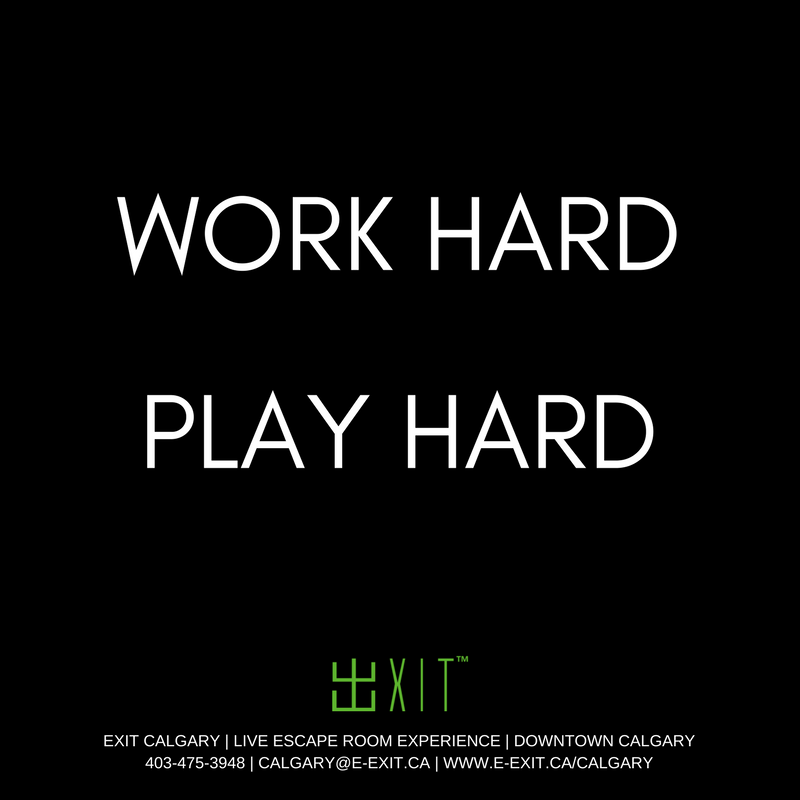 ExitCalgary's tweet image. Did someone day TEAM BUILDING?
With 5 different rooms, no group is too big or small here!
Call us about our discounts on 403-475-3948