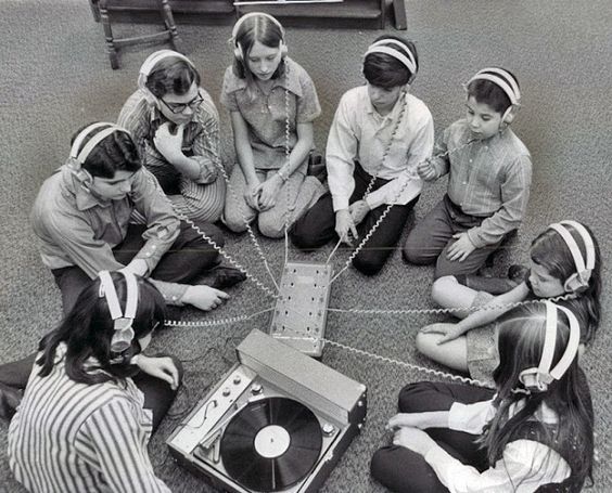 a teenage record party