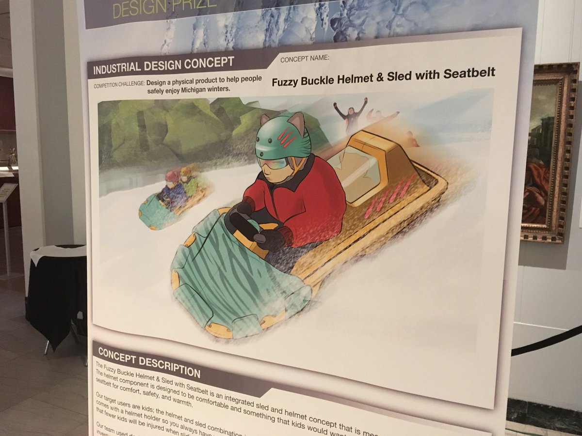 mrharsay's tweet photo. So proud of the finalist @ghapsmaryawhite @MrsIngall Team for the @MIDesignCouncil Challenge! #fuzzybucklehelmet @OAISDfuturePREP https://t.co/zutHuaqOtf