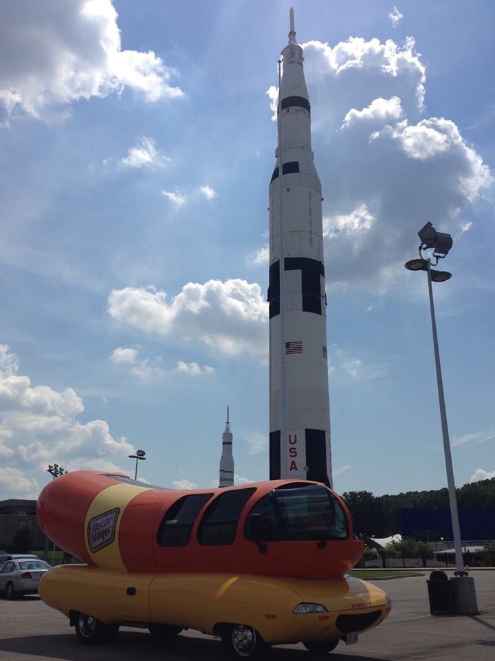 The Oscar Meyer Weinermobile will be in our parking lot on Friday at 11 A.M.! Come see it and have a franktastic time!