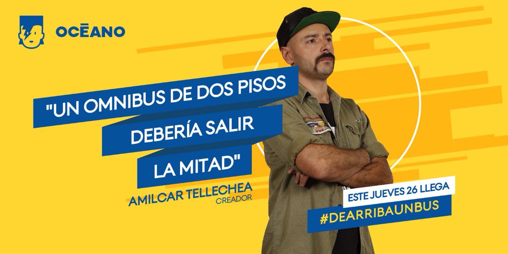 arribaunrayo's tweet photo. #DeArribaUnBus Mañana el programa por fin tendrà un conductor profesional.Desde las 15hs subimos al @BusTuristicoMVD https://t.co/Fr5WUWf3aw