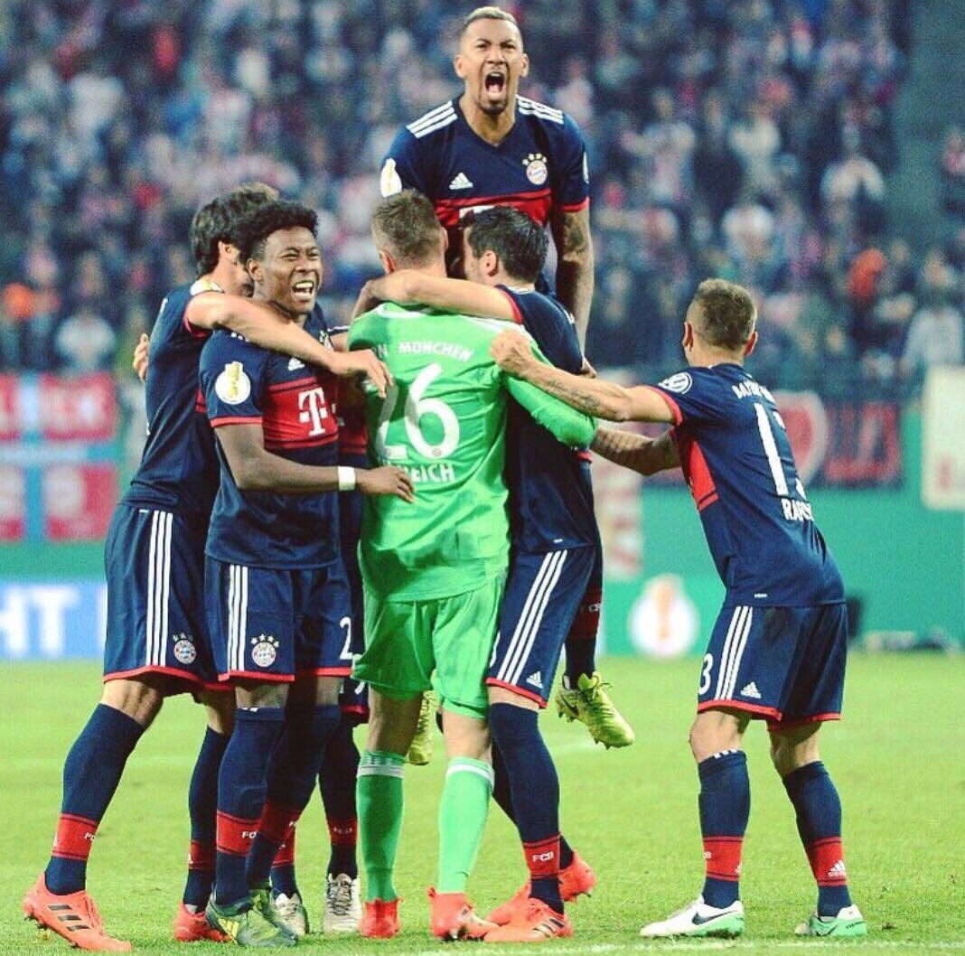 What a game! Made it to the next round 🔴👊🏾 @FCBayern #MiaSanMia #da27 https://t.co/5N2dcy9jFU