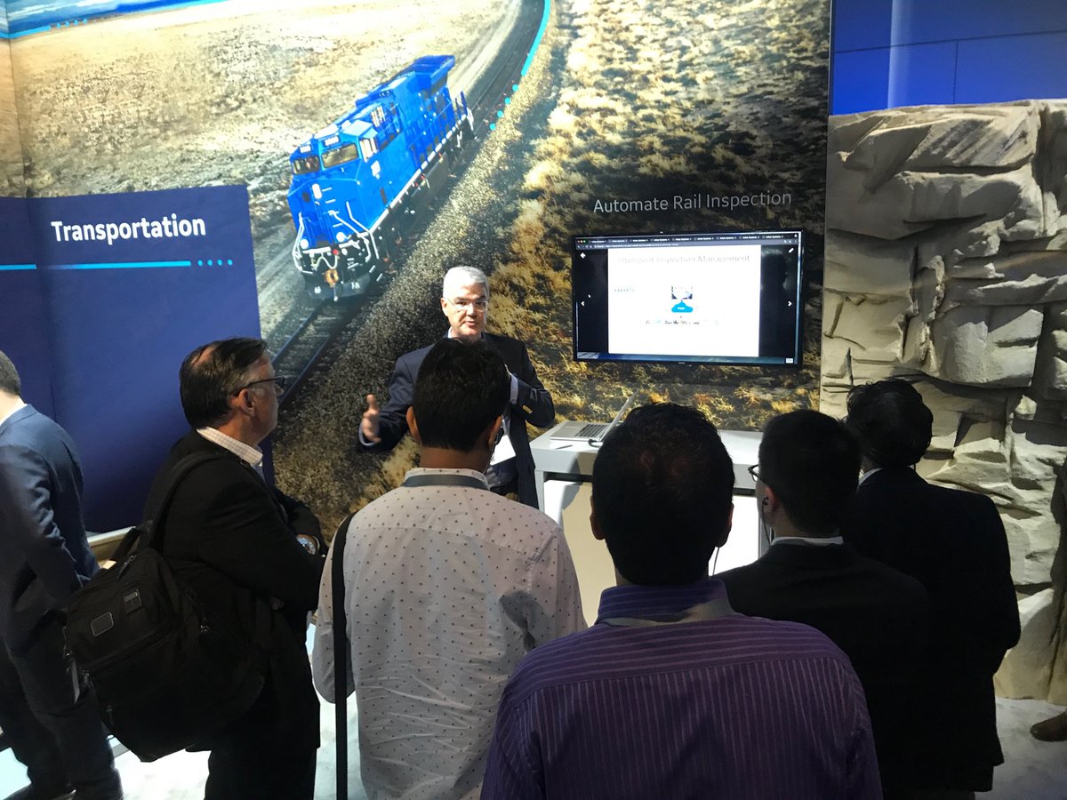KateShawPM's tweet photo. Taking a #techhall tour at #gemm17 illustrates the practical (& currently available) applications of #predix. π https://t.co/vu8R2sxm6H