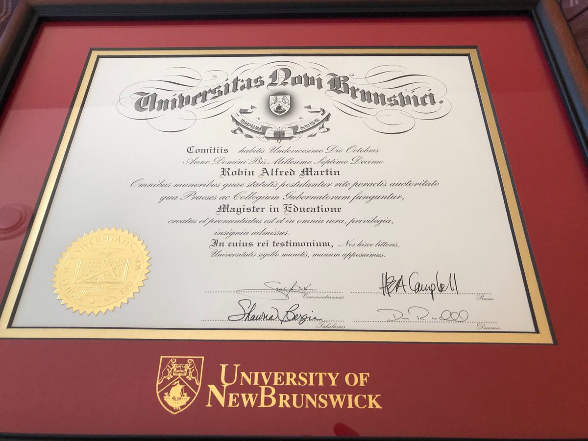 25 years ago I began university study <a href="/UNB/">UNB</a>. Last week, I finished where it all started with my M.Ed in counselling. #longhaul #fullcircle