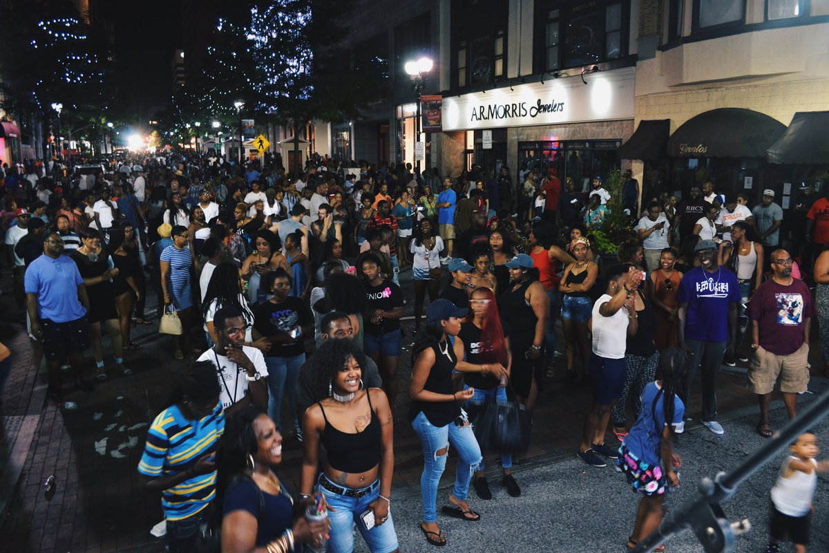 officialnicooso's tweet photo. #OsoARMY took over Market St. not too long ago! Thinking about a show at Ernest and Scott on Halloween.. 👀 Who’s Ready? https://t.co/a7yL2RpKZK