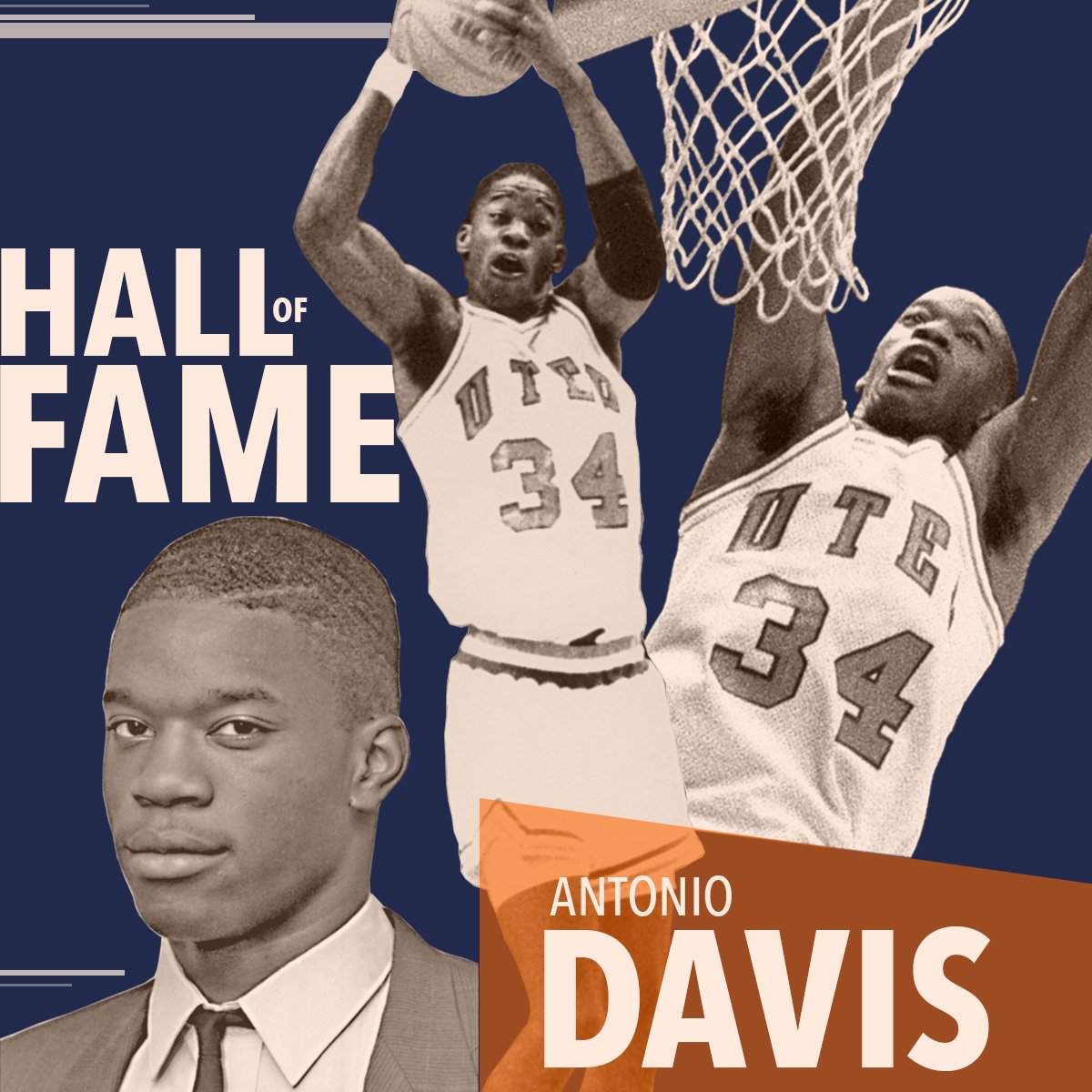 UTEPMBB's tweet photo. Congratulations to @Espnantoniod who will be inducted into the UTEP Athletics Hall of Fame this weekend! Member of 4 NCAA Tournament teams! https://t.co/S0Q0iinSTf