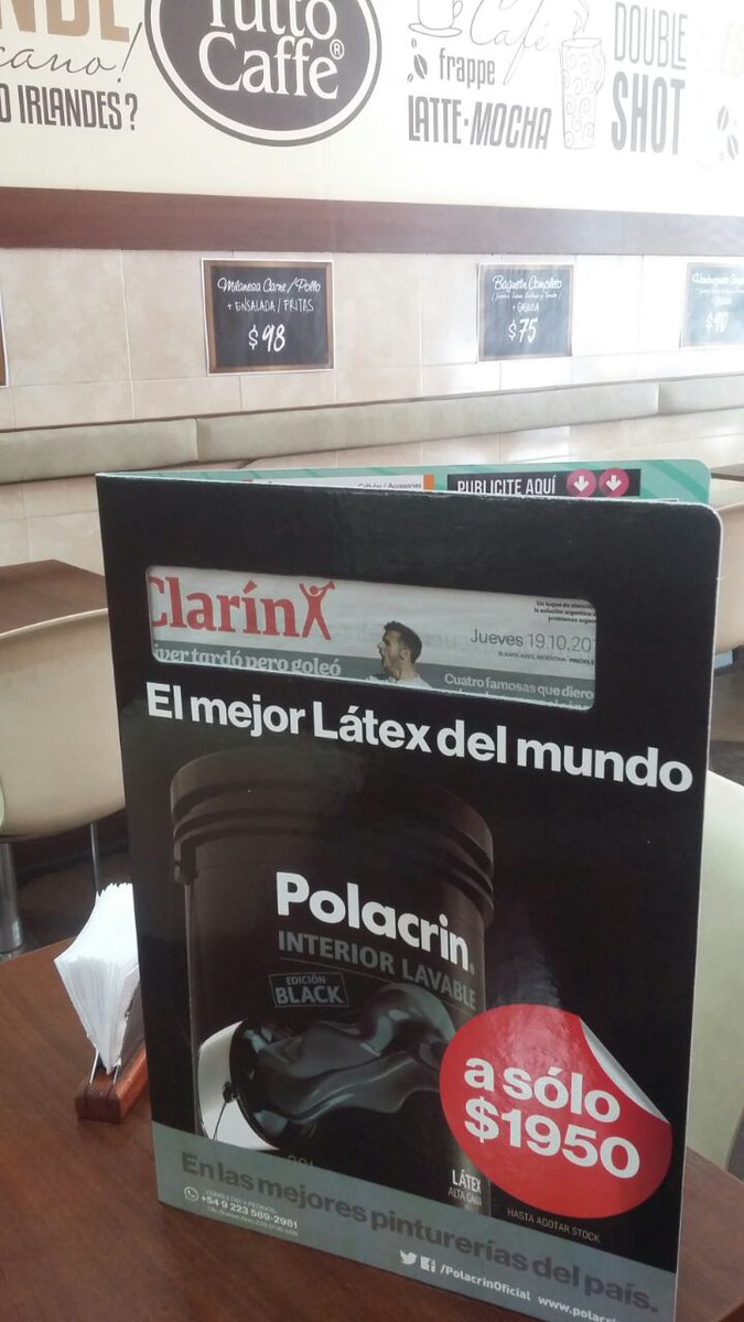 RafikiRedes's tweet photo. Cuida tu diario como lo hacen los amigos de #TuttoCaffe y #Tiara  #Portadiario #zonabararg #cafeterias #restaurantes  #balnearios #bancos https://t.co/GbIol67XIA