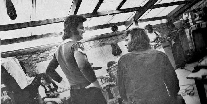 Chateau D Herouville On Twitter Eddy Mitchell And Johnny Hallyday Chateau D Herouville 1971