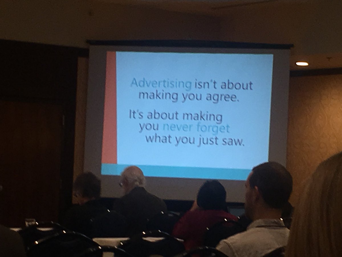 DrBrandyMcneil's tweet photo. Great presentation today by @benbizzle on #ROI of #Marketing at your #Library #internetlibrarian2017 #infotoday @LibConf @infotoday #IL2017 https://t.co/HrTwUXuGov