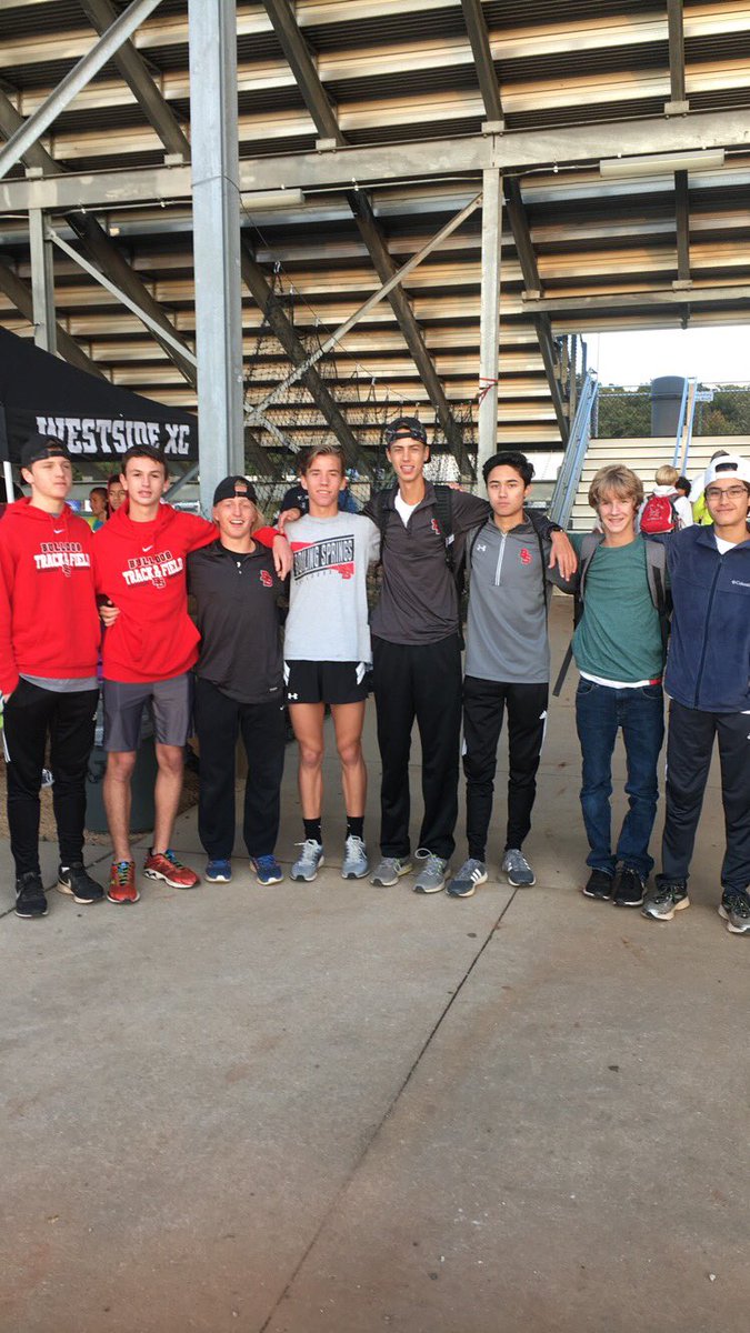 AthleticsBSHS's tweet photo. Congratulations to Boys XC for qualifying for the State Meet!  Kade Gosnell finishes 2nd overall at the Upper-State meet at 15:48! https://t.co/lBHgmKLIm8