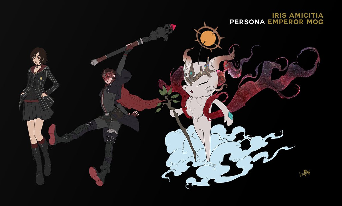 kevin patag on twitter ffxv x persona 5 iris flats