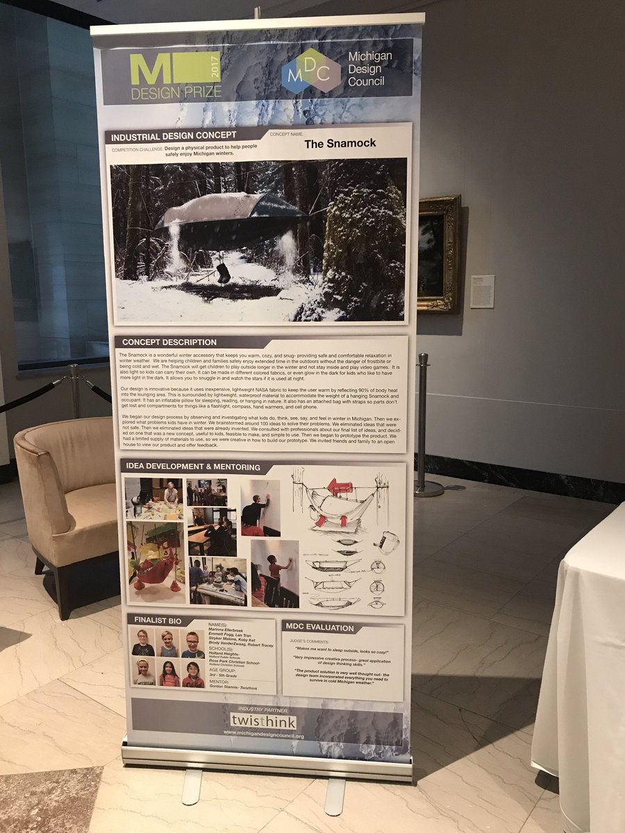 twisthink's tweet photo. Congrats to our holland team on earning the bronze at the michigan #design challenge @MIDesignCouncil @IDSA @CityofHolland @BizHolland https://t.co/XuiS1nucWB