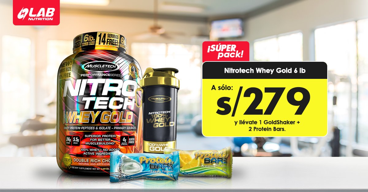 LABNUTRITION's tweet photo. #TuveHartoMiedo cuando se me acabó la Whey Gold, pero luego vi esta oferta de #LabNutrition y se me pasó. #WeLABYou https://t.co/zEMxsrr0jq