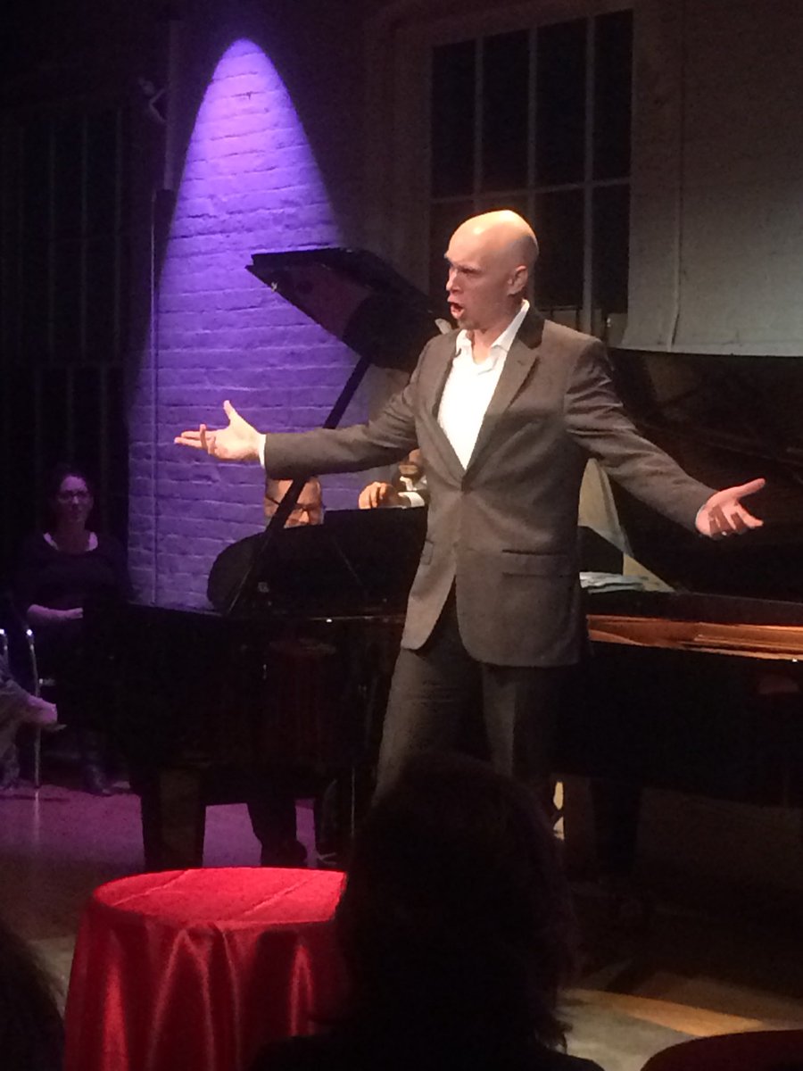 TapestryOpera's tweet photo. First aria of the night! Bravo toreador! #OperaforDisasterRelief https://t.co/WUvZf4HPnI