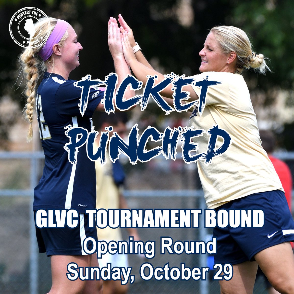 UISAthletics's tweet photo. TOURNAMENT BOUND. @UISWSoccer beats Rockhurst 1-0 on goal from @ErinBolskar and is heading to the GLVC Tournament! #ProtectThePrairie https://t.co/LujZ0V9OQD
