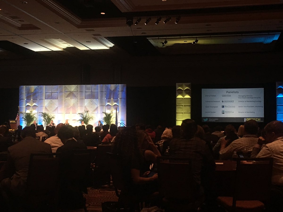 Great lineup for the panel during the opening session at #OPTECH17 !!@GreystarApts <a href="/BellPartners/">Bell Partners</a> <a href="/secprop54/">Security Properties</a> <a href="/AllianceLiving/">Alliance Residential</a> #jonahdigital