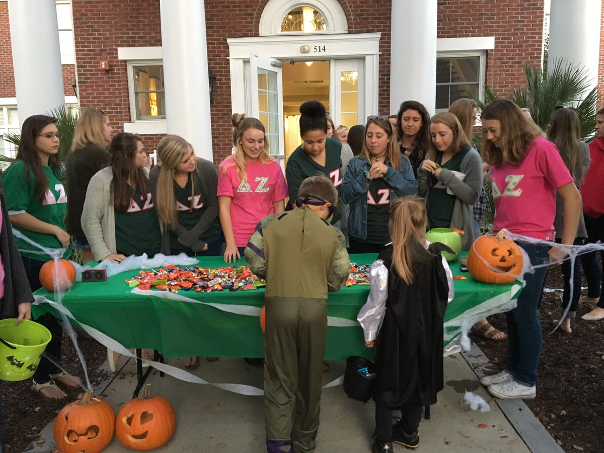 We always love getting to welcome kids to our home for Trick or Treat with the Greeks!!