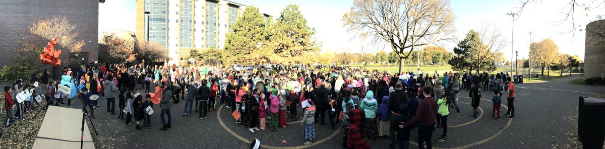 1000+ students and a Super Hero! Celebrating #unityday2017 at <a href="/MPS_Andersen/">Andersen United Middle School</a> with our annual Kindness March! So proud! <a href="/MPS_News/">Minneapolis Public Schools</a>