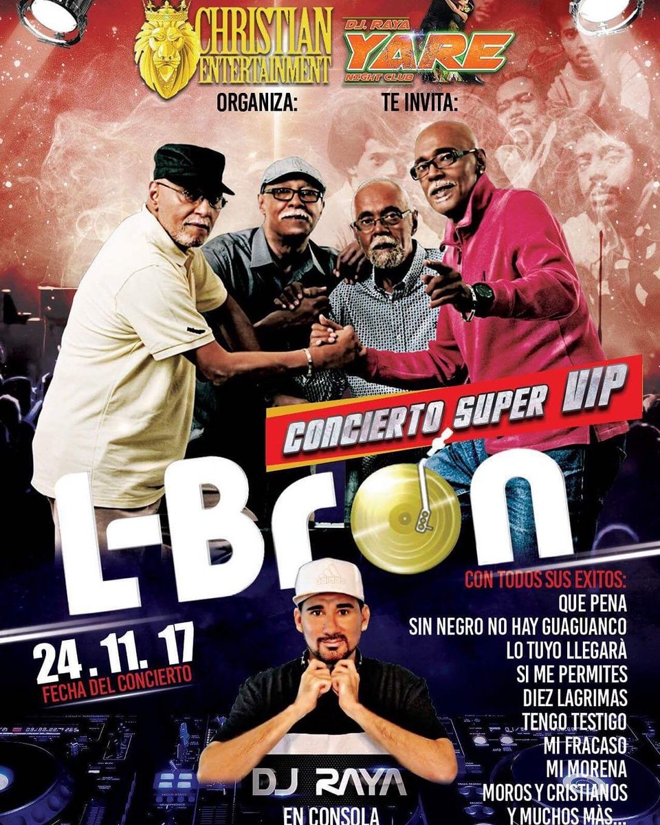 #Worldtour2017 EEUU. El 24 de noviembre Los Hermanos Lebrón en Miami. 

#HermanosLebron #ClipProducciones #Miami