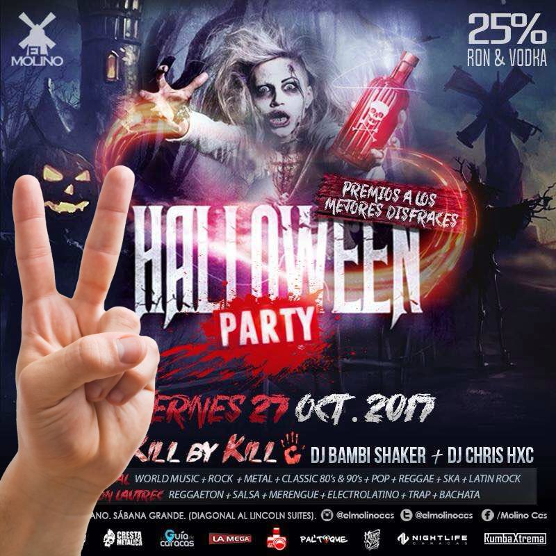 #KBK | En dos días, nos vemos en la HALLOWEEN PARTY del <a href="/ElMolinoCcs/">El Molino Ccs</a> | ¡No te lo puedes perder!