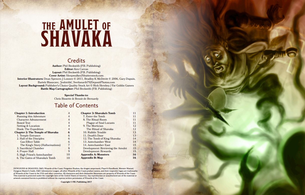 The Amulet Of Shavaka Dungeon Masters Guild Ulisses Spiele