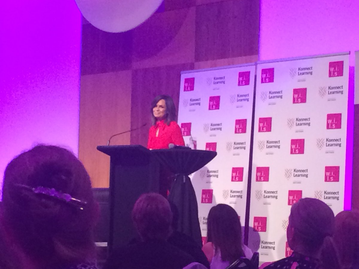 Listening to a media legend. Lisa Wilkinson.