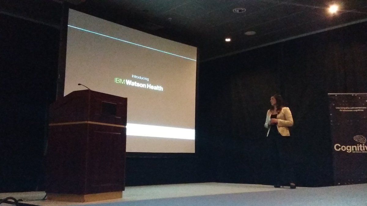 it_cognitive's tweet photo. Vanessa Droguett, Directora de Salud de Cognitiva presentando Watson for Oncólogo en evento de Médicos en Antofagasta con nuestra empresa https://t.co/4GrZDuJ2Re