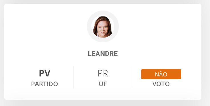 PartidoVerdePR's tweet photo. Deputada Leandre Dal Ponte, do PV-PR, votou para que denúncia fosse aceita e enviada para o Supremo Tribunal Federal. https://t.co/38WL4GcIAR