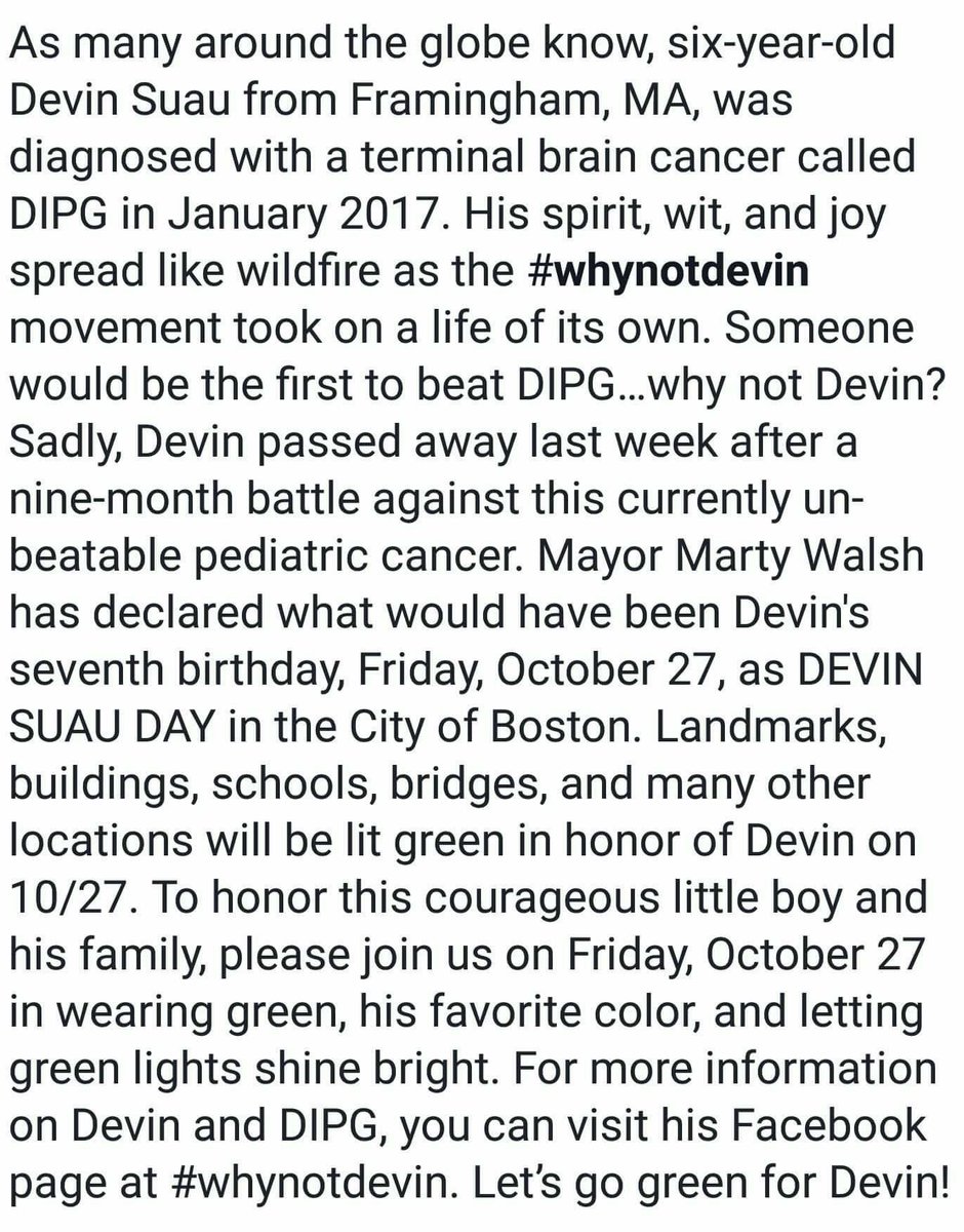 MrsDumanski's tweet photo. @KMSWoburn @WoburnSchools Let’s jump onboard2support #whynotdevin Devin’s older brother is a student@my old school&amp;would love2show support! https://t.co/vJr0kUXXuY
