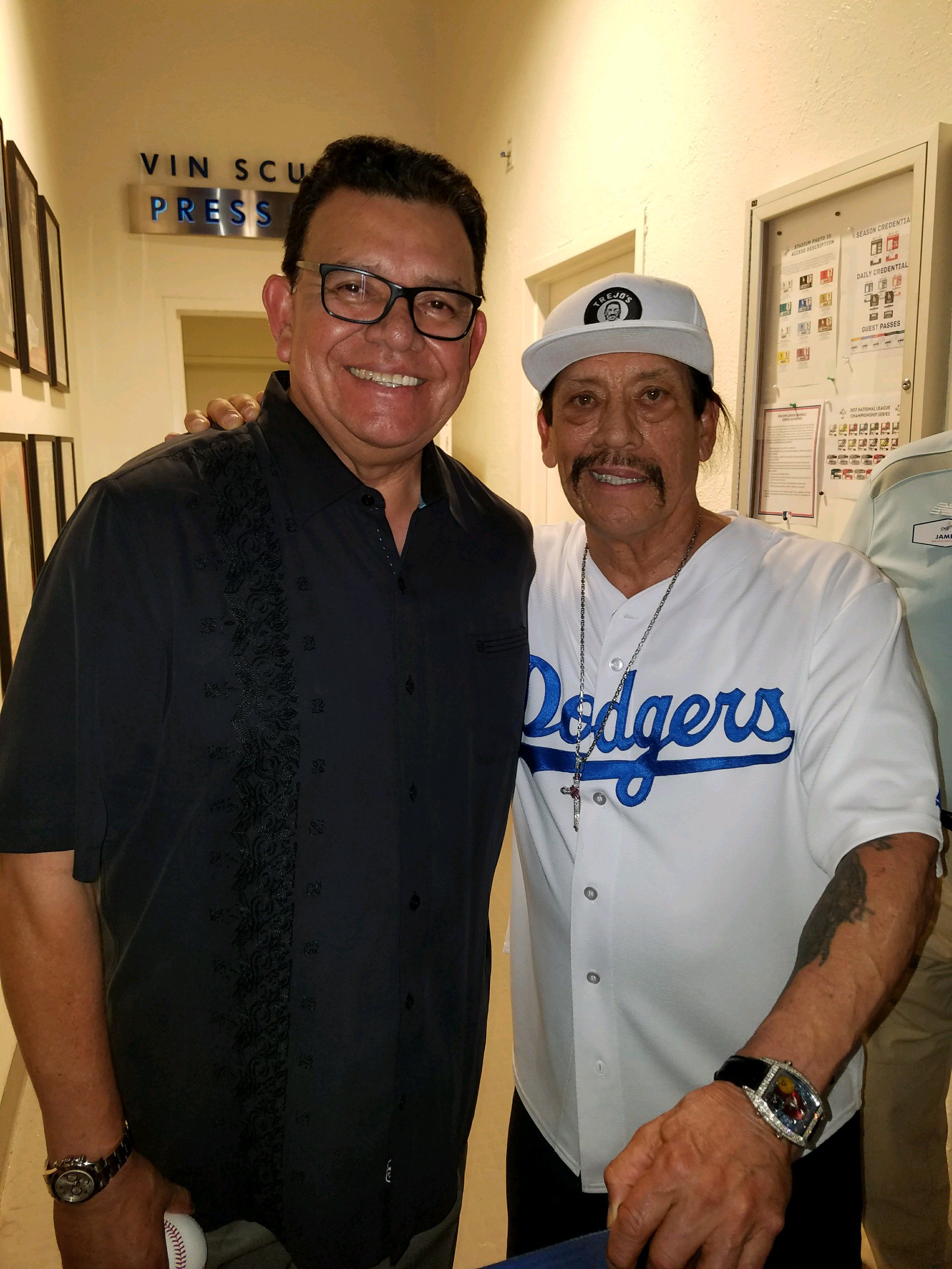 Danny Trejo on X: Me and Fernando Valenzuela at Game 2 World Series @ Dodgers  / X