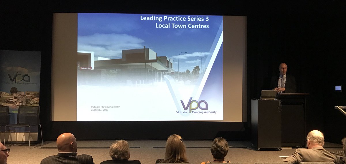 walkplace's tweet photo. Victorian Min Planning @rwynnemp + @VPA_GOV CEO launches Local Town Centres forum…commends @billiegc + #Liveablecities17 congress https://t.co/FSG7Ci2zdH