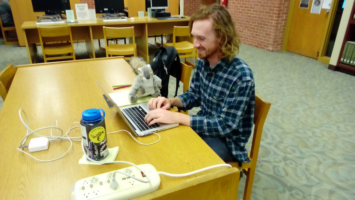 DrewULibrary's tweet photo. #LibrarySquirrel & co were popular today on #SNAPSHOTDAYNJ https://t.co/8uXTCyKZNI