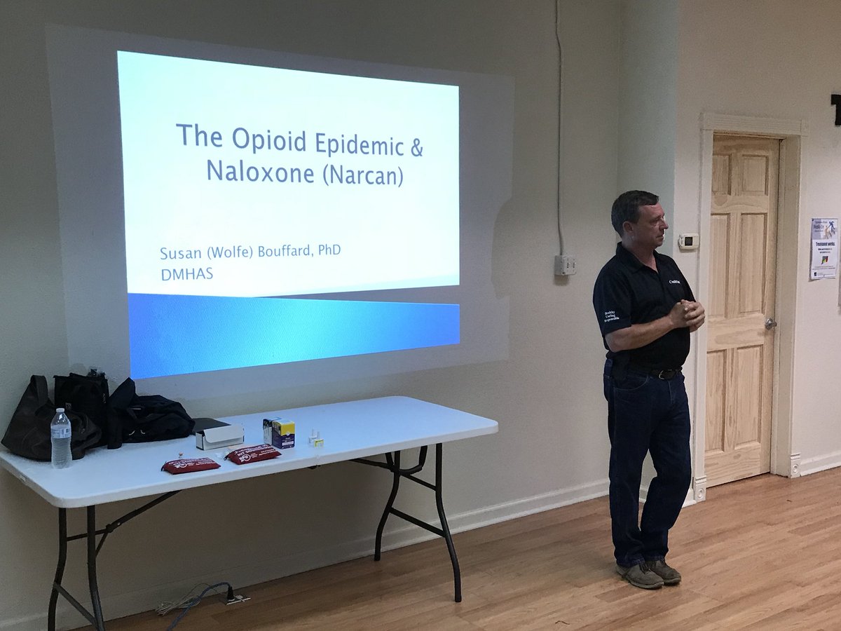 cbwlfd's tweet photo. Special thanks to those who came to our Narcan Training tonight.

DYK: CT ranks #11 in opioid overdose deaths in the U.S. #RedRibbonWeek https://t.co/z7rLSR0PFa