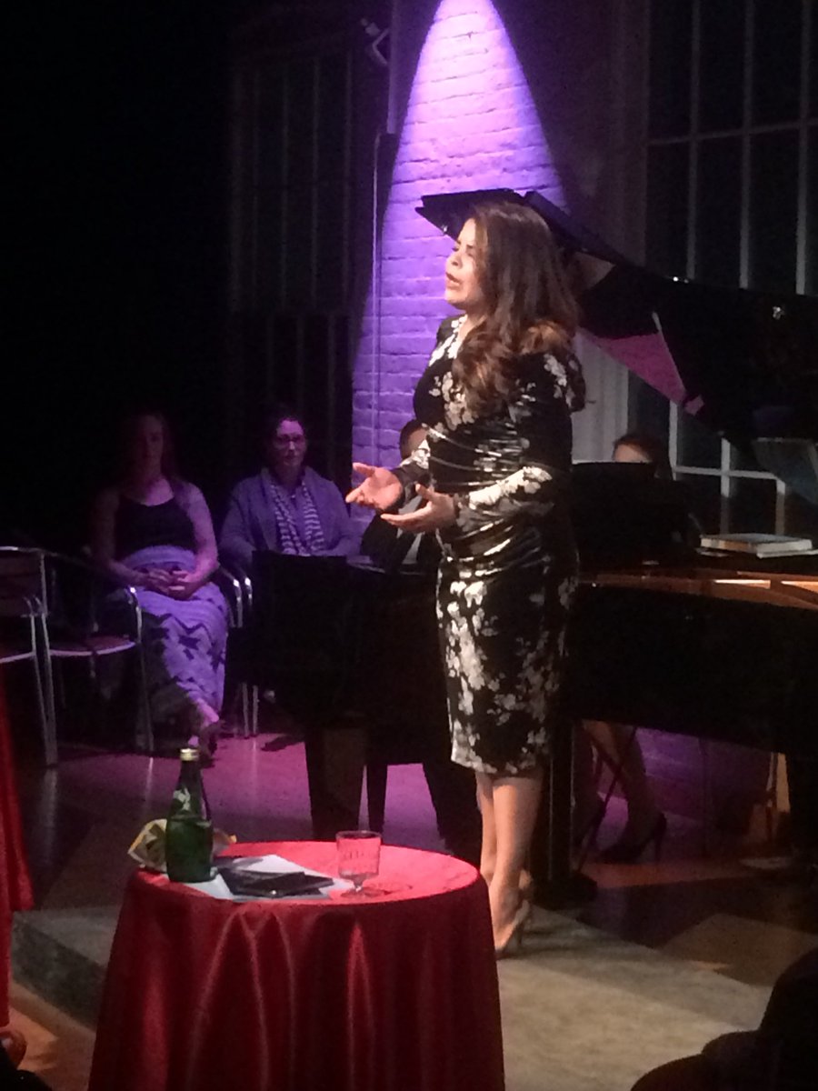 TapestryOpera's tweet photo. The inimitable @SimoneOsborne closes out this phenomenal night with Song to the Moon. #OperaforDisasterRelief https://t.co/daG7CdmXs3