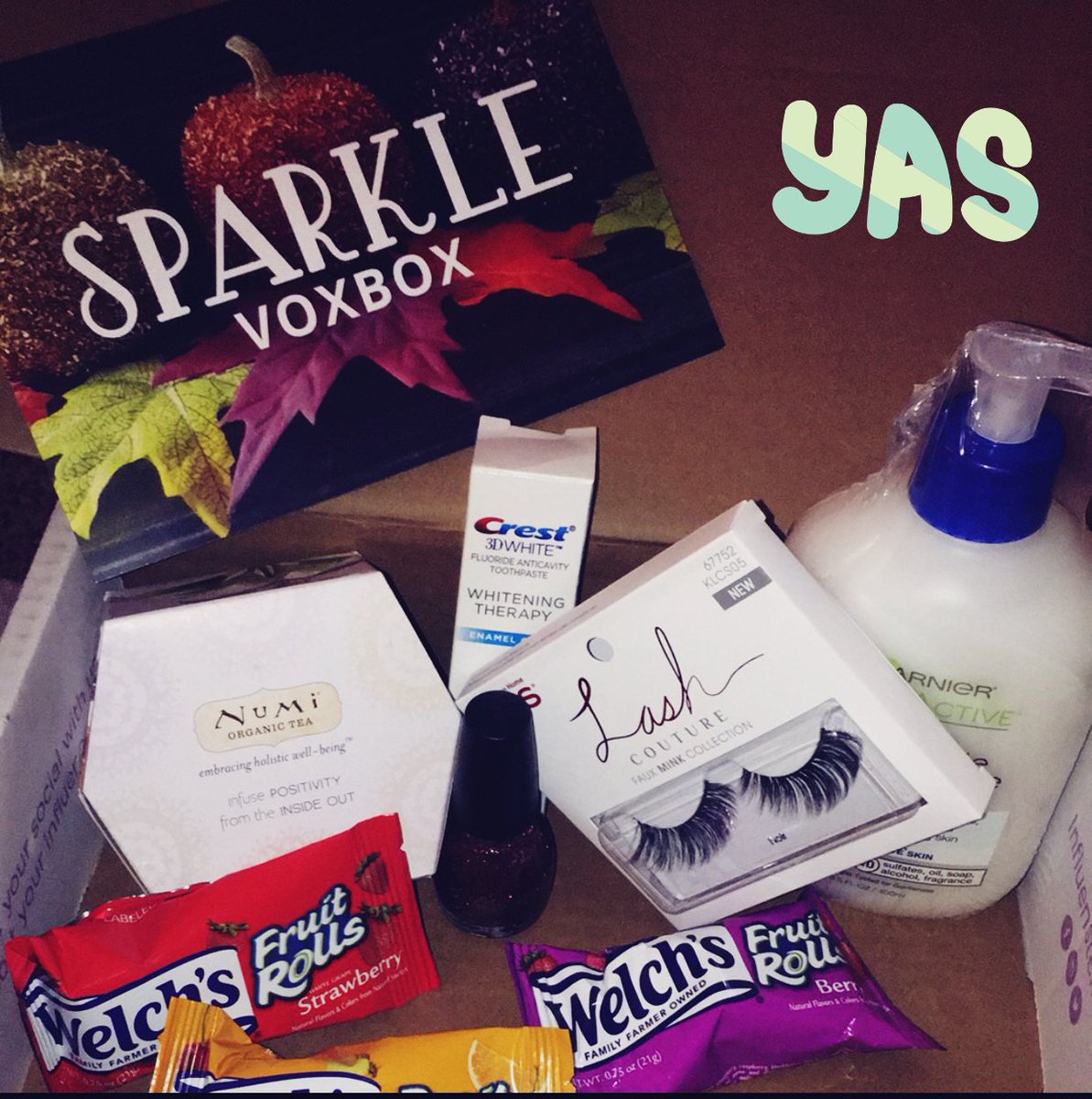MeganRenay12's tweet photo. yay for free goodies to try! 💓 #sparklevoxbox #contest #influenster https://t.co/dMMvRL5jmU