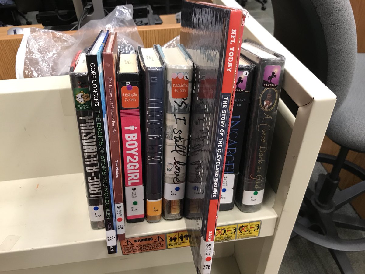 Westland_Lib's tweet photo. #recentreturns #bookdroplife https://t.co/GdCEDfT2JA