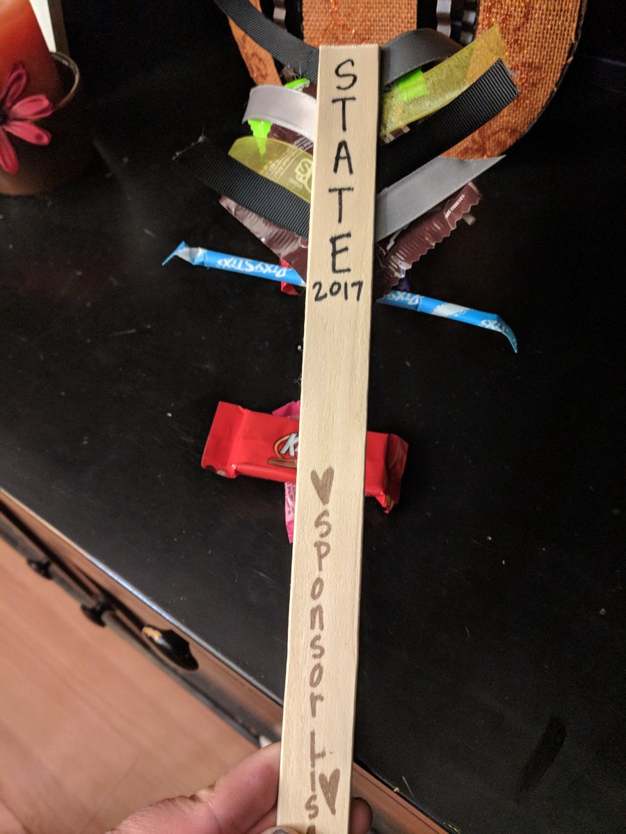 Good job tonight!! We appreciate everyone's support at the dress rehearsal! Thanks for the fun spirit sticks seniors!!