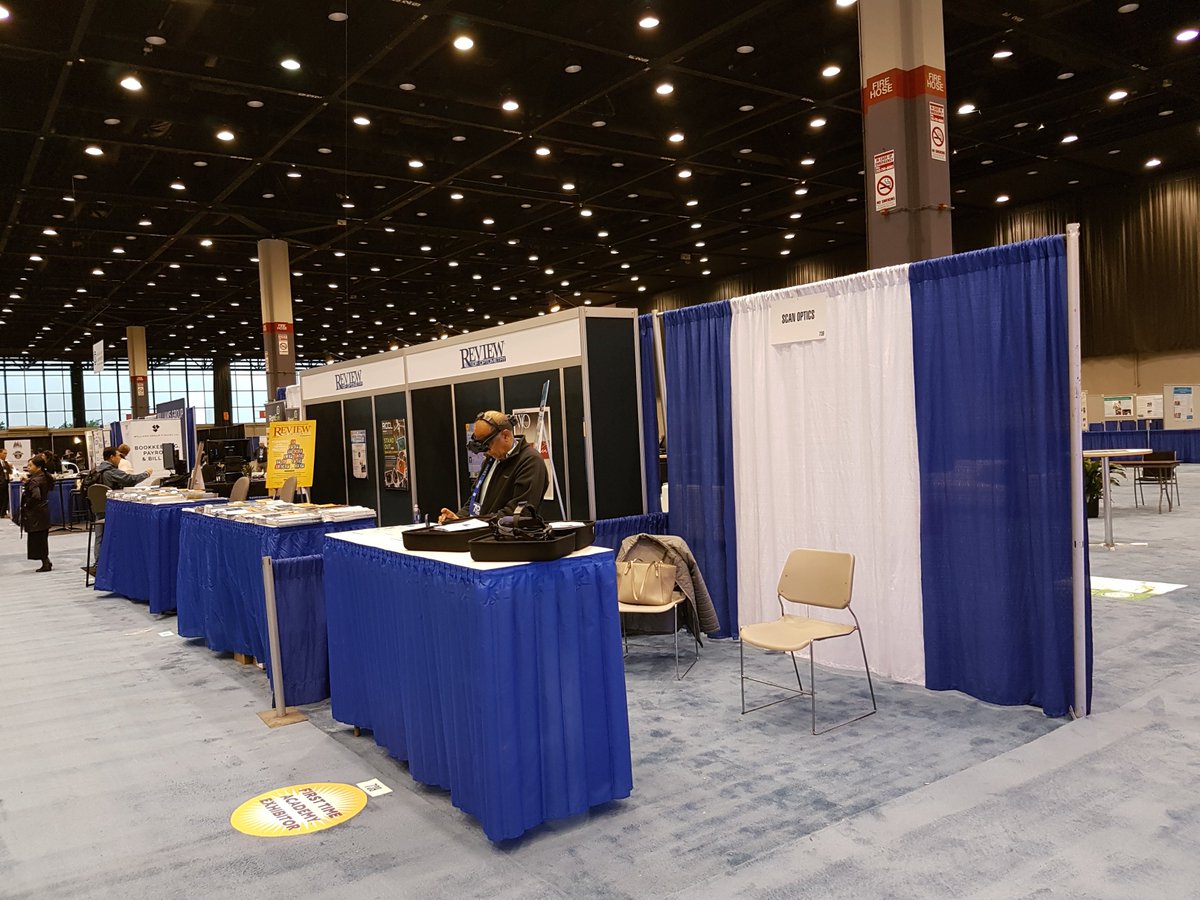 scanoptics's tweet image. Scan Optics at the American Academy of Optometry from Nov 11th to the 14th exhibiting light weight head mount Indirect Ophthalmosocpe.