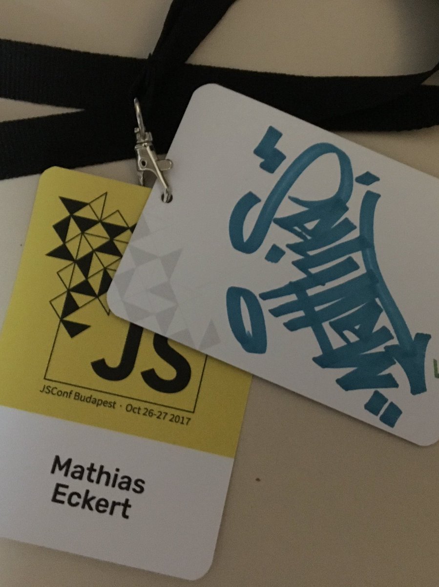 themeckert's tweet photo. ready for #JSConfBP! https://t.co/38D4oGBjju