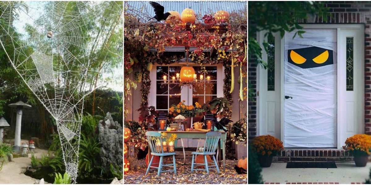 HB's tweet image. 13 of the best front door and garden ideas for Halloween buff.ly/2y6C6ba