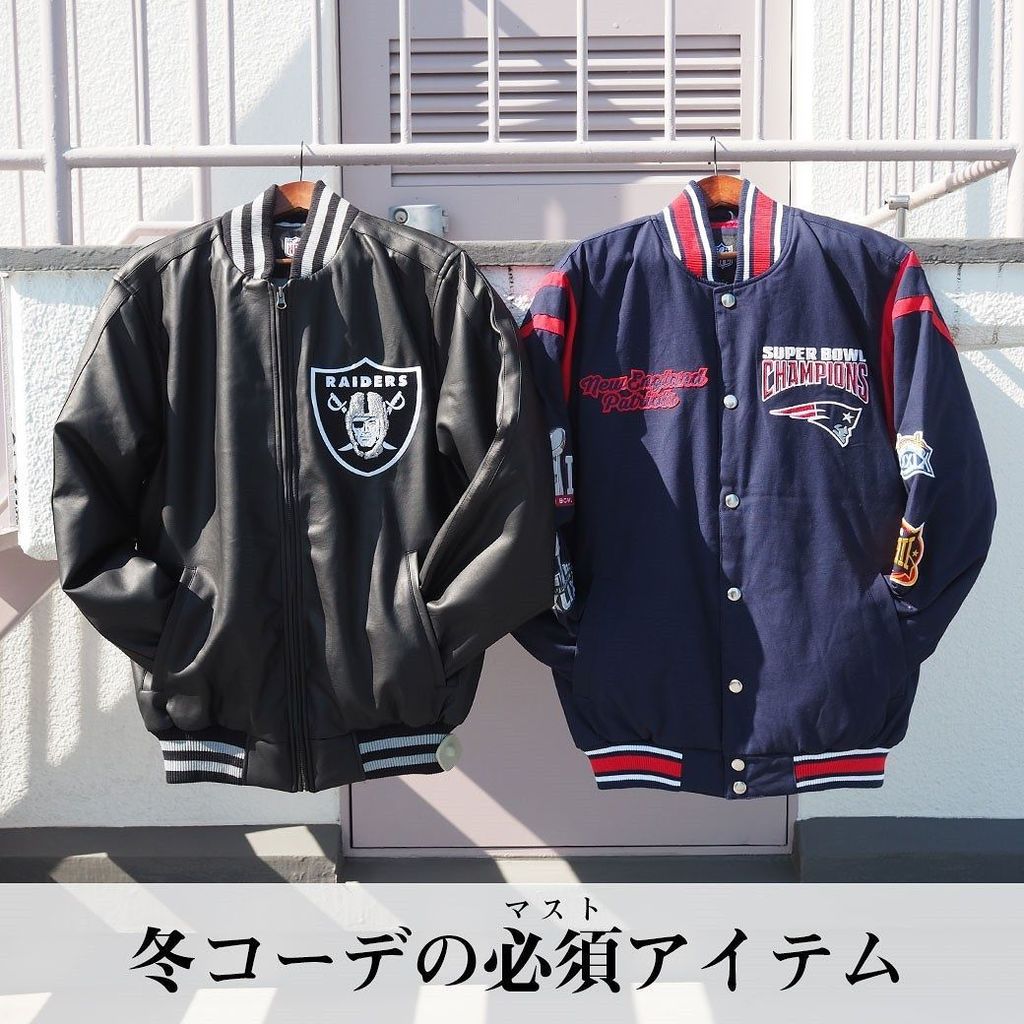RAIDERS スタジャン 中綿 XL レイダース チカーノ ジャケット レイダース スタジャン メンズ ブラック ボンバージャケット ブルゾン